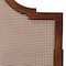 Baxton Studio Risha Mid-Century Modern Ash Walnut Finished Wood and Rattan Queen Size Headboard 237-12648-ZORO - alternate 2